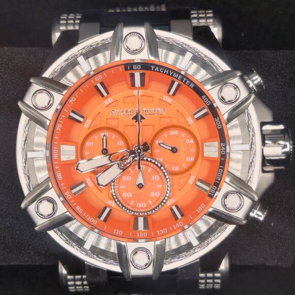 Chase Durer Men's Watch - 52mm, Black, Steel (CDW-0135) - Picture 3 of 8